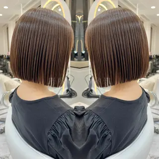 ショート ボブ/髪質改善/ ミディアム/浅川俊輝のヘアスタイル