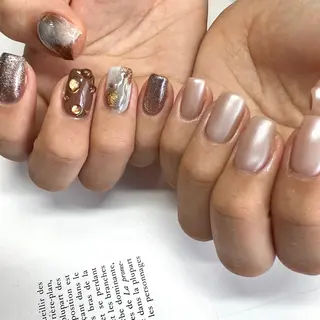 ネイル 黒葛原 めぐみのネイルデザイン