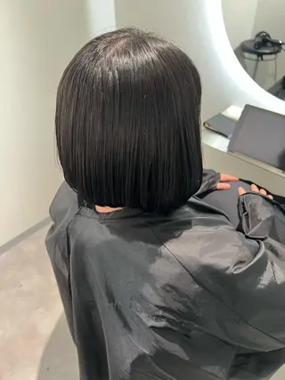 ミディアム 銀座/ストレート髪質 改善/カラー/ひよりのヘアスタイル