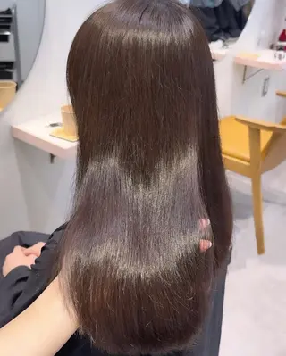 セミロング カラー ayaka♡ 柔らかカラーのヘアスタイル