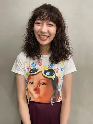 ミディアム カラー センスをお届けします 大谷将生INFPのヘアスタイル