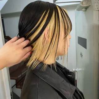 ショート カラー hair salon　丹tan所属・Rena✴︎トレンド ×スタンダードMIXのヘアスタイル