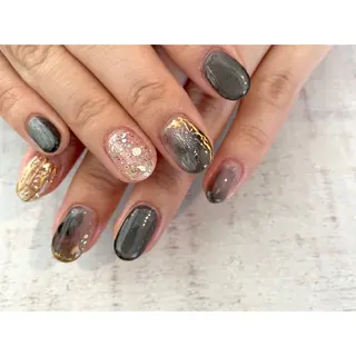 ネイル 𖡼 yumenoのネイルデザイン