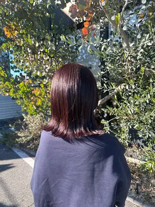 ミディアム hair lapis上地所属・ハヤシ ユウカのヘアスタイル