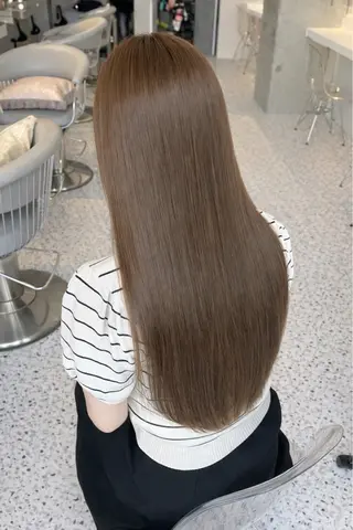 ロング カラー 博多ベージュ 🐻松井傑のヘアスタイル