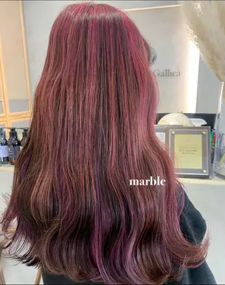 カラー ラベンダー/レイヤー スタイル🤎mamiのヘアスタイル