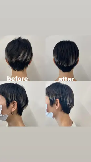 ショート 宇田川 真央のヘアスタイル