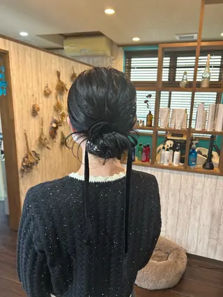 セミロング 早坂 さくらのヘアスタイル