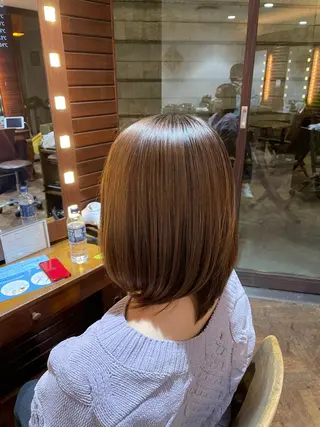ミディアム stylist YUTOのヘアスタイル