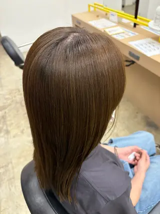 セミロング eclat hair’s beau group所属・西村 優我のヘアスタイル