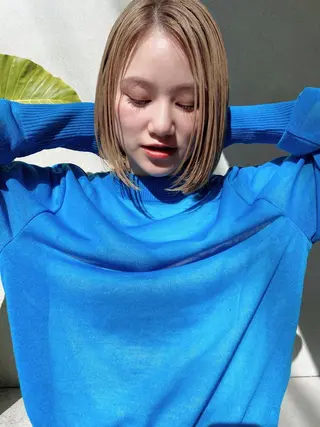 ミディアム VLOW nex the salon所属・韓国風/髪質改善/ ナガヤアキラのヘアスタイル