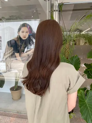 ロング カラー THE ESCALA 町田所属・町田縮毛矯正/ 髪質改善/美髪特化のヘアスタイル