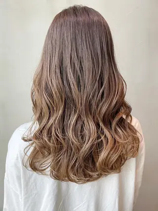 セミロング カラー パーマ ヘアアレンジ ITbyALBUM 浦和店のヘアスタイル