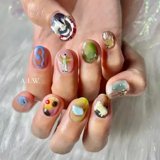 ネイル 大倉 のどかのネイルデザイン