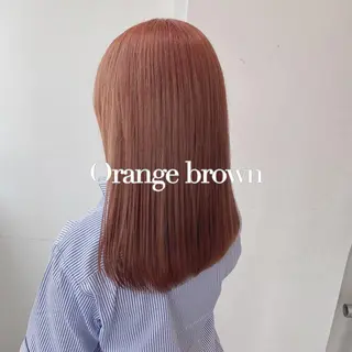 カラー 韓国レイヤー🕊️ 柔らかベージュ🧸のヘアスタイル