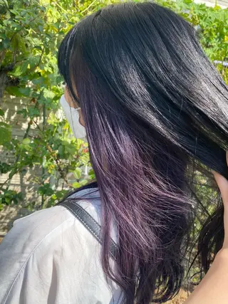 ロング 永沼 真依のヘアスタイル