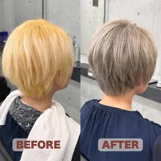 カラー Endearing 銀座/レイヤーカットのヘアスタイル