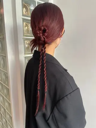 ロング ami/大阪/暖色 /レイヤーカットのヘアスタイル