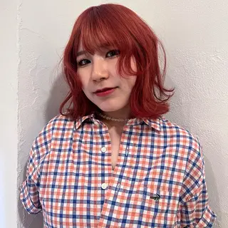 ミディアム カラー Iris.所属・Iris./ kawai nanaのヘアスタイル