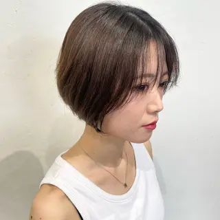 ショート 🫧レイナ 🫧 ツヤ髪／艶カラー🫧のヘアスタイル