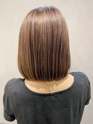 ミディアム カラー LA KING GINZA TOKYO所属・🧡ショートの達人 🧡SHOのヘアスタイル