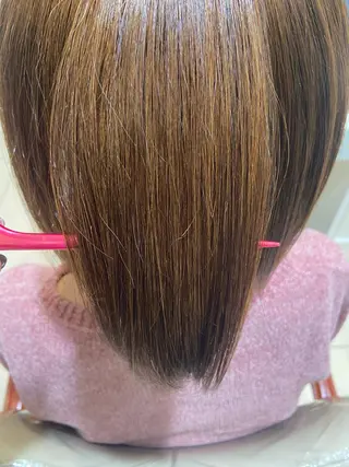 ショート SALOWIN 新宿三丁目East所属・縮毛矯正/艶カラー /美髪/ﾒｸﾞﾐのヘアスタイル