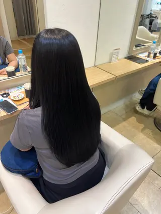 ロング カラー パーマ niina /艶髪指名NO.1のヘアスタイル