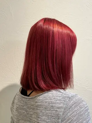 ミディアム カラー 酒井 那乃羽のヘアスタイル