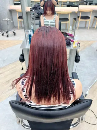 セミロング カラー 🌀toa/波巻き✨ /メンズパーマ／栄のヘアスタイル