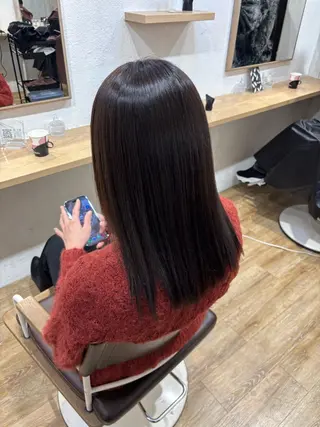 セミロング カラー ️❤️透明感カラー Yūka❤️のヘアスタイル