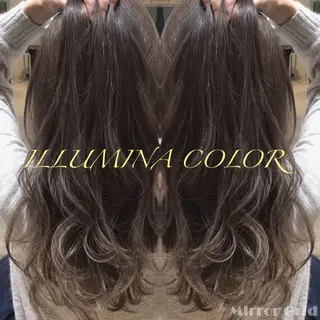 ミディアム カラー due hair 京都駅前店 MILBON オージュア認定サロン【デューヘアー】所属・ハイトーンブリーチ 土坂 由志【京都】のヘアスタイル