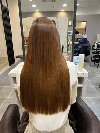 ロング まとまるツヤ髪カット ┆Naruのヘアスタイル