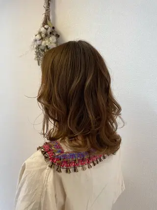 ミディアム カラー moon所属・高橋 美砂子のヘアスタイル