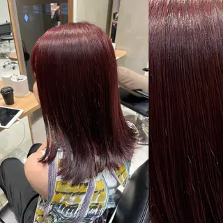 ミディアム カラー ヘアアレンジ stylist ◎RUKI.のヘアスタイル