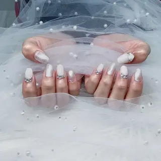 ネイル パーツ全部¥110 サロンミミのネイルデザイン