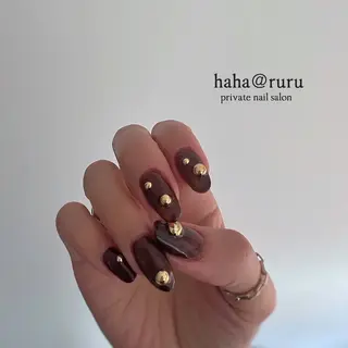 ネイル haha@ ruruのネイルデザイン