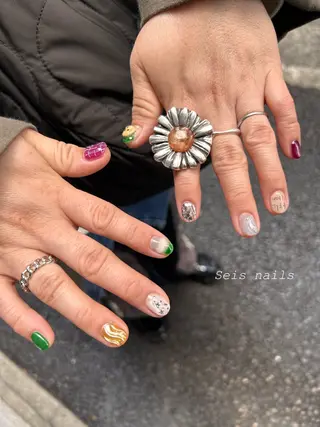 ネイル Seis所属・nailist Shihoのネイルデザイン