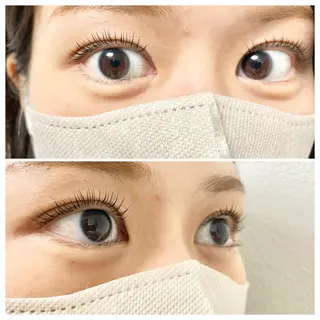 マツエク・マツパ Aim NAIL&EYELASH.BROW立花店所属・Aim立花店 Mihoのマツエク・マツパデザイン