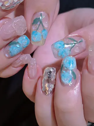 ネイル 3dパーツ/流行り 👧shushu❤️のネイルデザイン