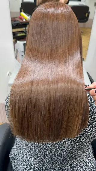 セミロング 髪質改善/艶髪💎 ウエキ リカのヘアスタイル