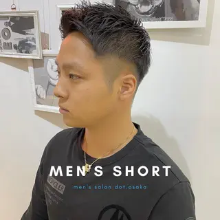 ショート メンズ CLUTCH天王寺 西藤遥河のヘアスタイル