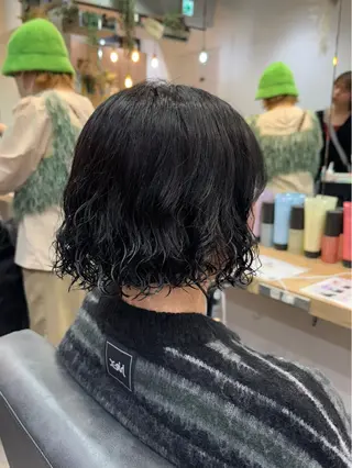 ミディアム カラー パーマ 縮毛矯正/艶髪カラー /パーマ/ひふみ🌱のヘアスタイル