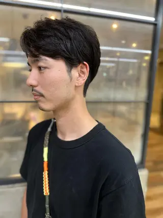 メンズ アンニュイヘア/ 顔周りカット/眞弓萌のヘアスタイル