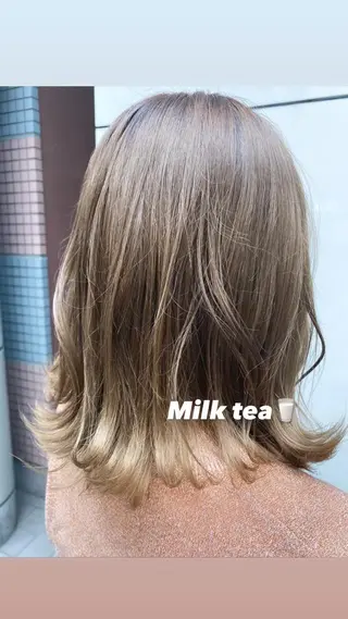 セミロング chinatsu 🧸𖤐⡱のヘアスタイル