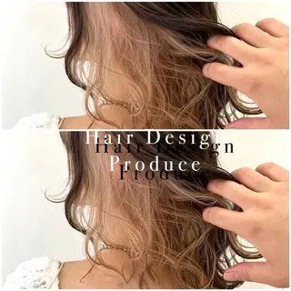 カラー seina🩰 ブリーチ/ヘアセットのヘアスタイル