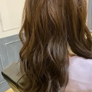 ロング カラー 艶カラー/韓国顔周り 🎀mamiのヘアスタイル