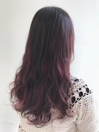 カラー やまだ まいのヘアスタイル