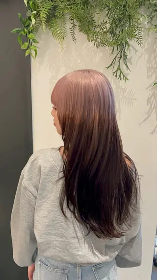 ロング カラー ayane🎀／ レイヤーカット💫のヘアスタイル