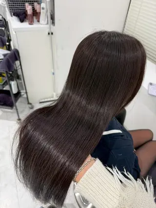 カラー 韓国風暗髪🪽 THEATER札幌のヘアスタイル