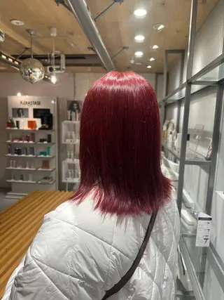 ミディアム LUNTY NAMBA所属・🌶推しカラー RINA🌶´-のヘアスタイル